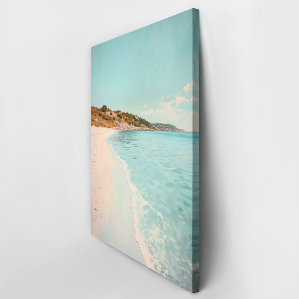 Πίνακας σε Καμβά VINTAGE PASTEL BEACH 2
