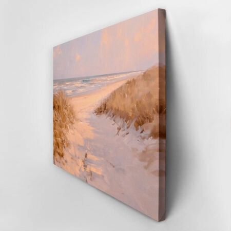 Πίνακας σε Καμβά VINTAGE PASTEL BEACH PATH 7 - Vintage Sticky 2