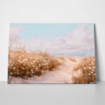 Πίνακας σε Καμβά VINTAGE PASTEL BEACH PATH 8