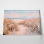 Πίνακας σε Καμβά VINTAGE PASTEL BEACH PATH 9