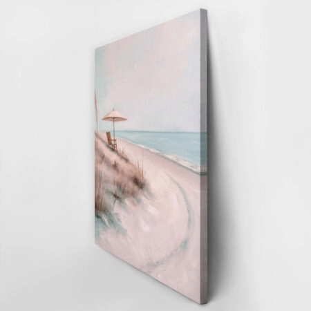 Πίνακας σε Καμβά VINTAGE PASTEL BEACH PATH - Vintage Sticky 2