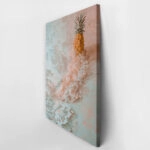 Πίνακας σε Καμβά VINTAGE PASTEL BEACH PINEAPPLE 2