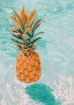 Πίνακας σε Καμβά VINTAGE PASTEL BEACH PINEAPPLE 3