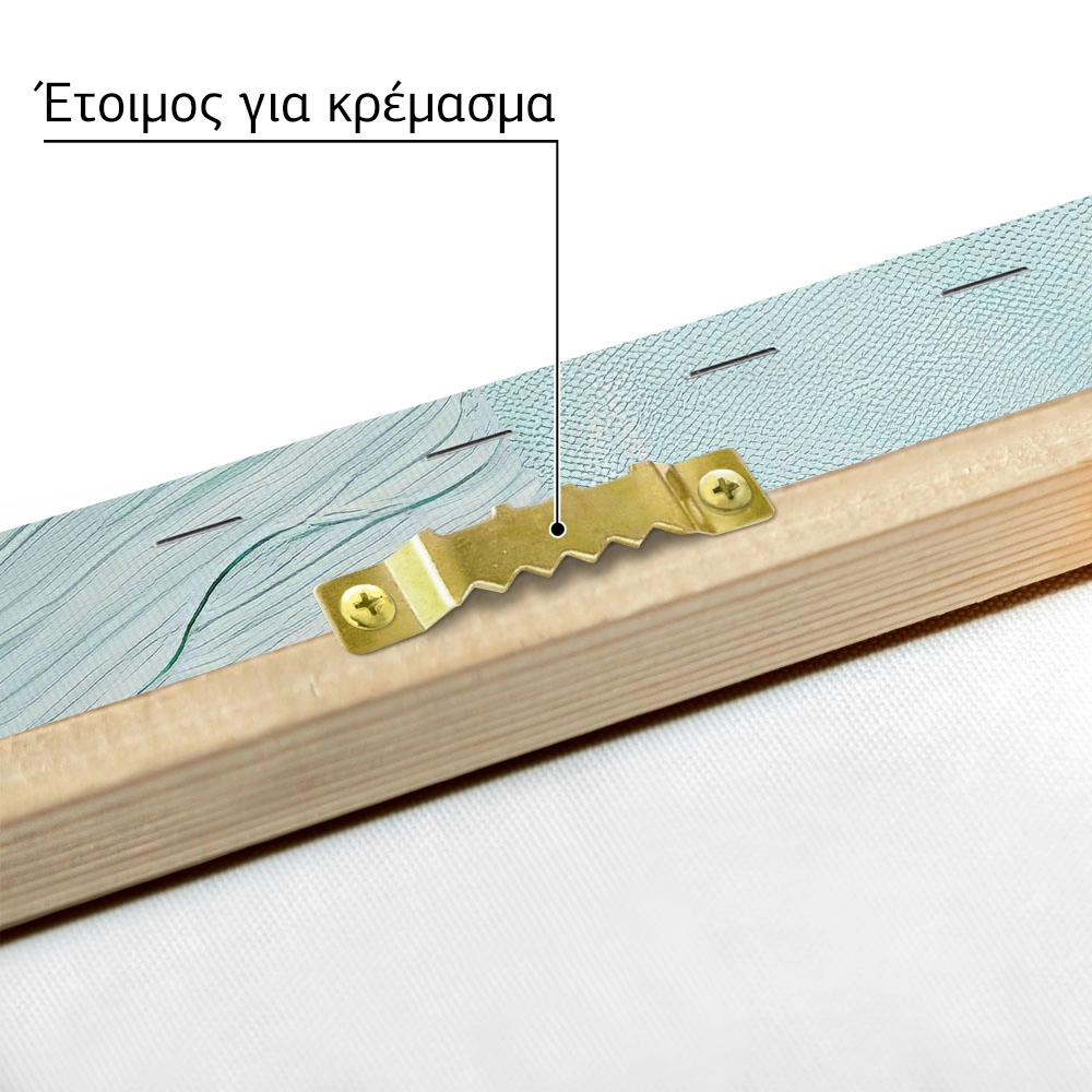 Πίνακας σε Καμβά VINTAGE PASTEL BEACH PINEAPPLE 3