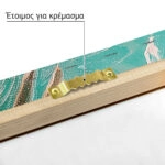 Πίνακας σε Καμβά VINTAGE PASTEL BEACH PINEAPPLE 4