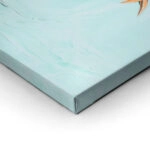 Πίνακας σε Καμβά VINTAGE PASTEL BEACH PINEAPPLE 5