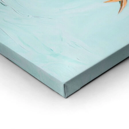 Πίνακας σε Καμβά VINTAGE PASTEL BEACH PINEAPPLE 5 - Vintage Sticky 1