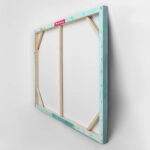 Πίνακας σε Καμβά VINTAGE PASTEL BEACH PINEAPPLE 5