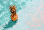 Πίνακας σε Καμβά VINTAGE PASTEL BEACH PINEAPPLE 6