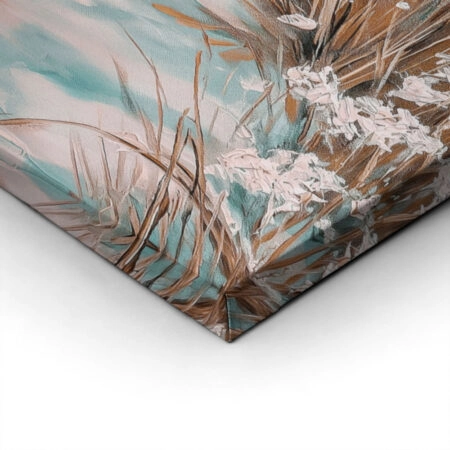 Πίνακας σε Καμβά VINTAGE PASTEL BEACH VIEW 3 - Vintage Sticky 1