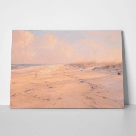 Πίνακας σε Καμβά VINTAGE PASTEL BEACH VIEW 8 - Vintage