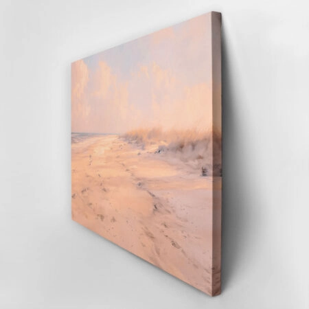 Πίνακας σε Καμβά VINTAGE PASTEL BEACH VIEW 8 - Vintage Sticky 2
