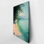 Πίνακας σε Καμβά VINTAGE PASTEL BEACH