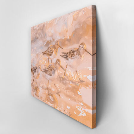 Πίνακας σε Καμβά VINTAGE PASTEL BIRDS - Vintage Sticky 2