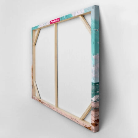 Πίνακας σε Καμβά VINTAGE PASTEL BOAT 12 - Vintage Sticky 3