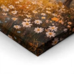 Πίνακας σε Καμβά VINTAGE PASTEL BUTTERFLIES FOREST PATH 2