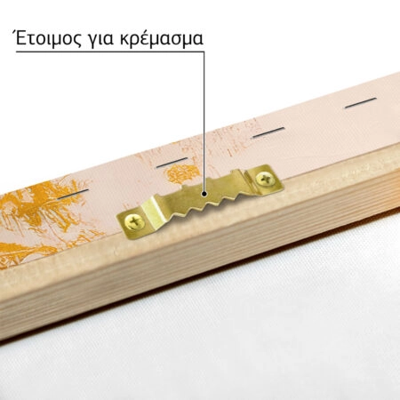 Πίνακας σε Καμβά VINTAGE PASTEL BUTTERFLIES FOREST PATH - Vintage Sticky 4