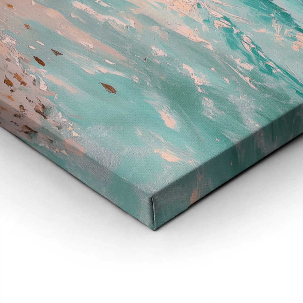 Πίνακας σε Καμβά VINTAGE PASTEL CALM BEACH 2