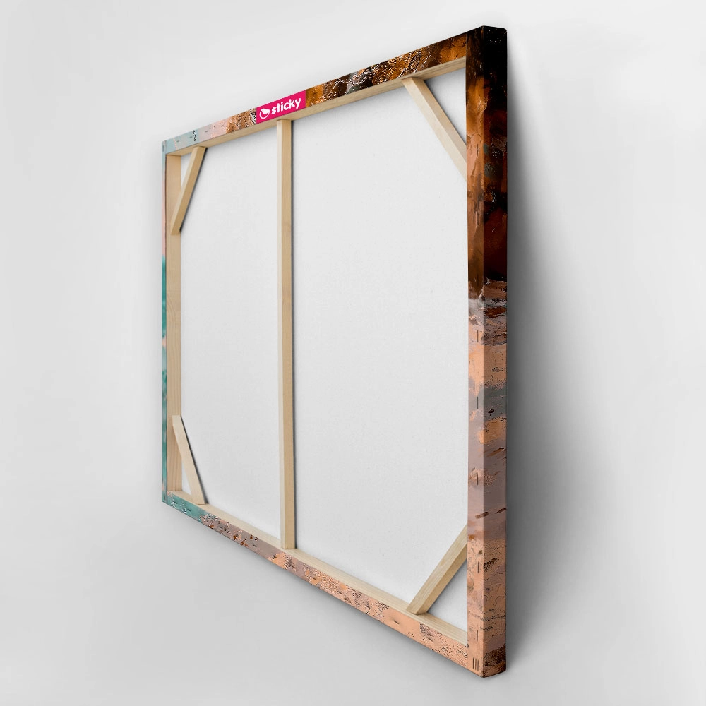 Πίνακας σε Καμβά VINTAGE PASTEL CALM BEACH 2