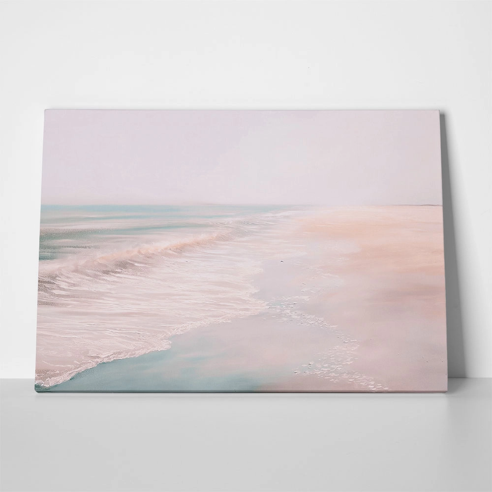 Πίνακας σε Καμβά VINTAGE PASTEL CALM BEACH 5