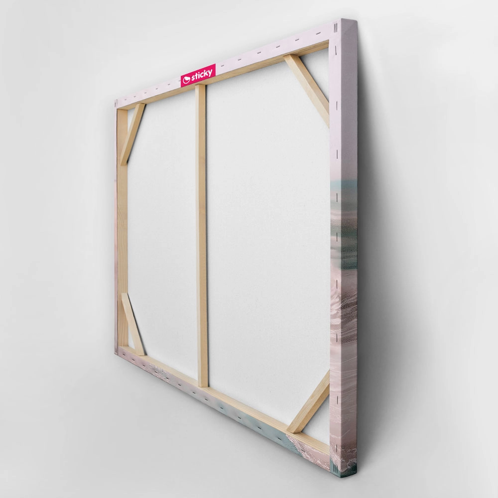 Πίνακας σε Καμβά VINTAGE PASTEL CALM BEACH 5