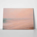 Πίνακας σε Καμβά VINTAGE PASTEL CALM BEACH