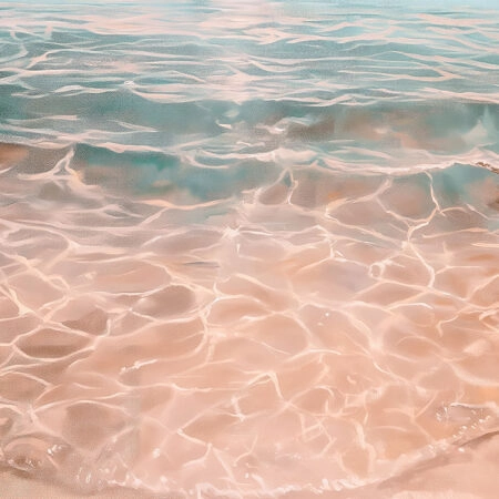 Πίνακας σε Καμβά VINTAGE PASTEL CALM WATERS 2 - Vintage Sticky 5