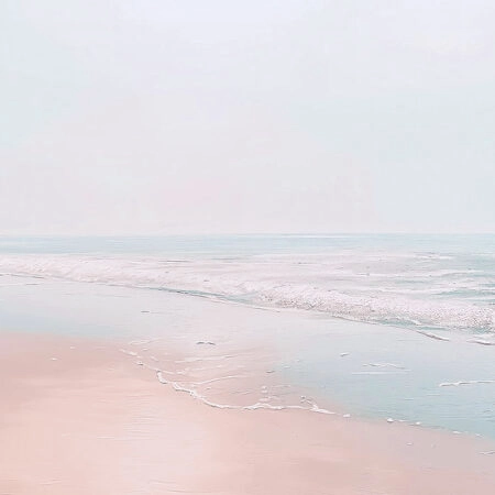 Πίνακας σε Καμβά VINTAGE PASTEL CALM WATERS 4 - Vintage Sticky 5