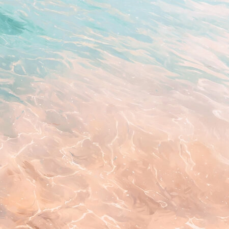 Πίνακας σε Καμβά VINTAGE PASTEL CALM WATERS - Vintage Sticky 5
