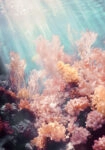 Πίνακας σε Καμβά VINTAGE PASTEL COARL REEF 2
