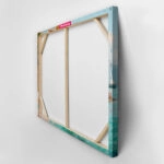 Πίνακας σε Καμβά VINTAGE PASTEL COASTAL HOUSE 3