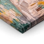 Πίνακας σε Καμβά VINTAGE PASTEL COASTAL HOUSE
