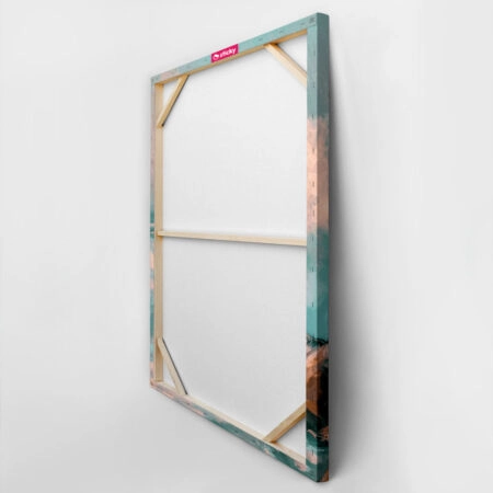 Πίνακας σε Καμβά VINTAGE PASTEL COASTAL WAVES 3 - Vintage Sticky 3
