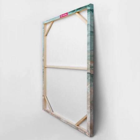 Πίνακας σε Καμβά VINTAGE PASTEL COASTAL WAVES 6 - Vintage Sticky 3
