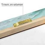Πίνακας σε Καμβά VINTAGE PASTEL COASTAL WAVES 6