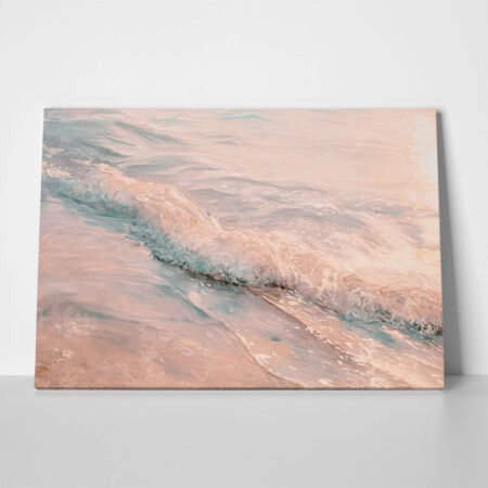 Πίνακας σε Καμβά VINTAGE PASTEL COASTAL WAVES 7