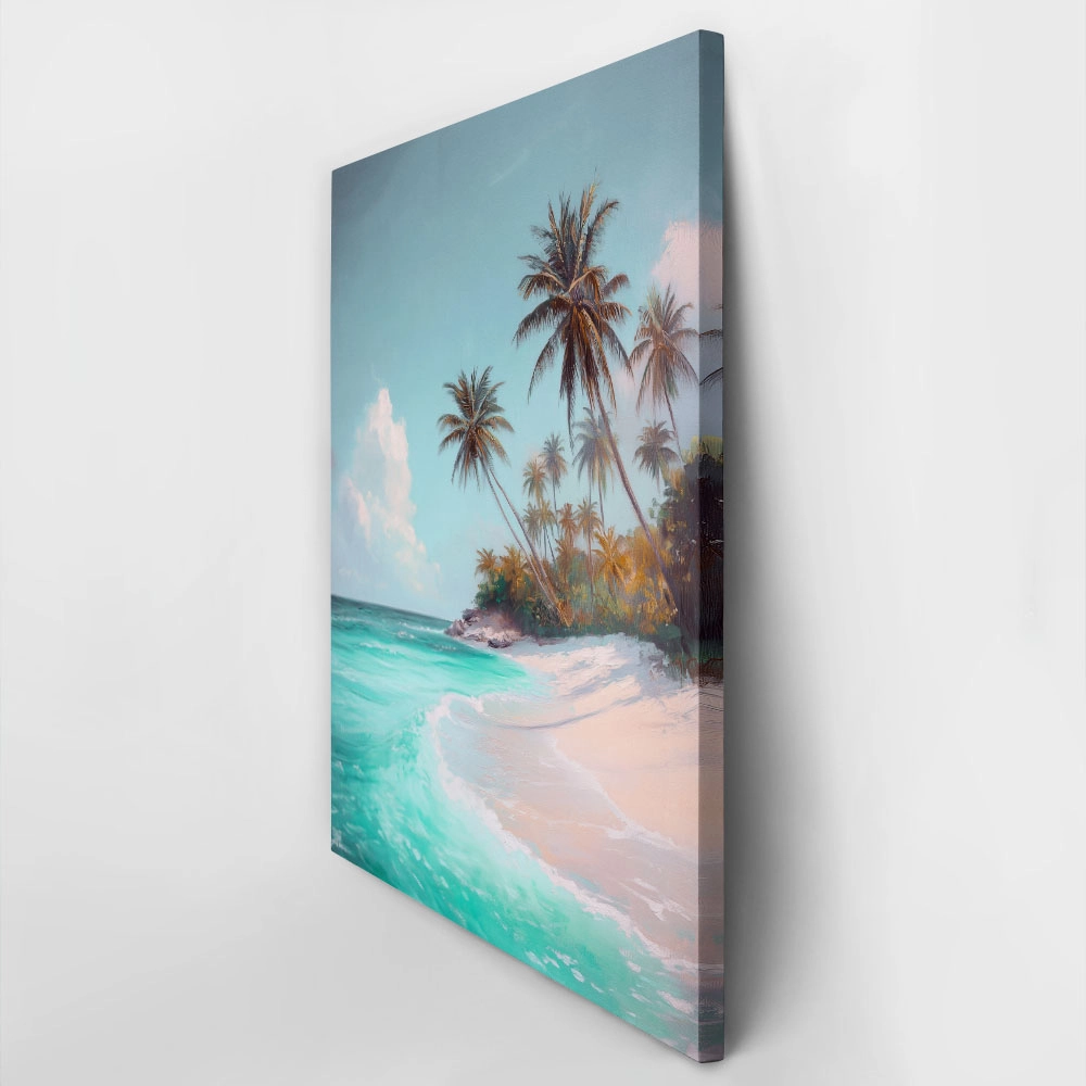 Πίνακας σε Καμβά VINTAGE PASTEL COAST