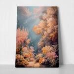 Πίνακας σε Καμβά VINTAGE PASTEL CORAL REEF 3