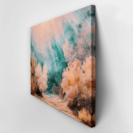 Πίνακας σε Καμβά VINTAGE PASTEL CORAL REEF 5 - Vintage Sticky 2