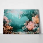 Πίνακας σε Καμβά VINTAGE PASTEL CORAL REEF 6