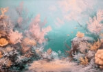 Πίνακας σε Καμβά VINTAGE PASTEL CORAL REEF 7