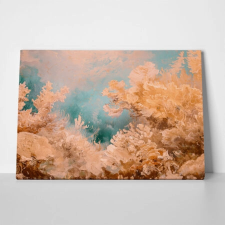 Πίνακας σε Καμβά VINTAGE PASTEL CORAL REEF 8 - Vintage
