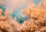 Πίνακας σε Καμβά VINTAGE PASTEL CORAL REEF 8