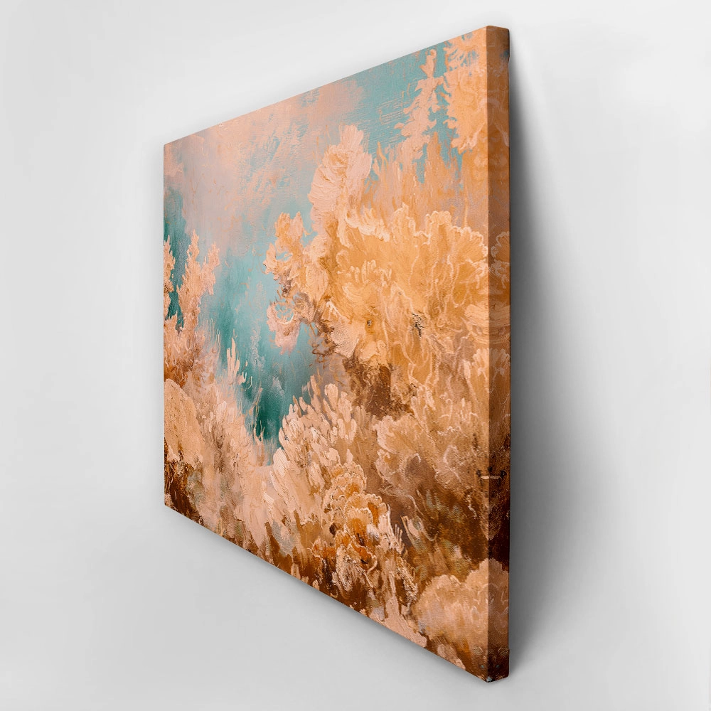 Πίνακας σε Καμβά VINTAGE PASTEL CORAL REEF 8