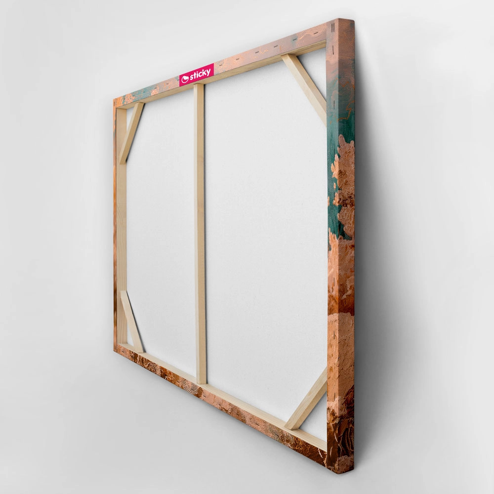 Πίνακας σε Καμβά VINTAGE PASTEL CORAL REEF 8