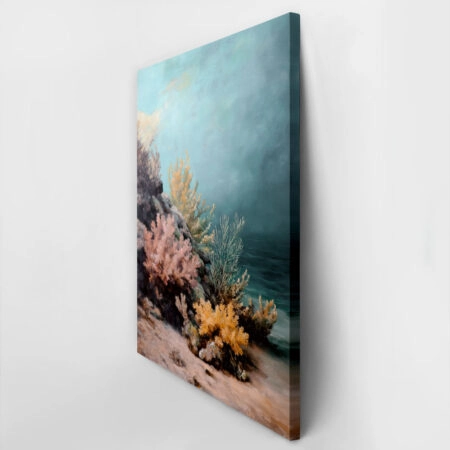 Πίνακας σε Καμβά VINTAGE PASTEL CORAL REEF - Vintage Sticky 2