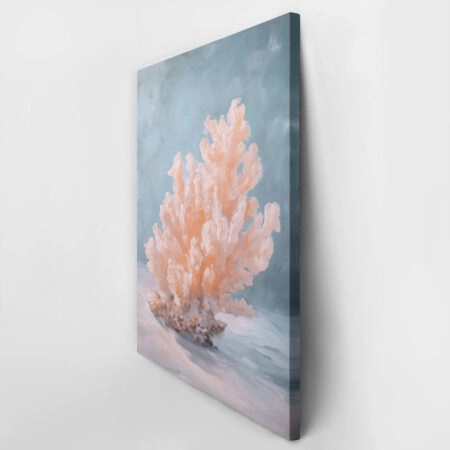 Πίνακας σε Καμβά VINTAGE PASTEL CORAL - Vintage Sticky 2