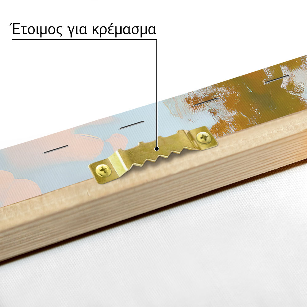 Πίνακας σε Καμβά VINTAGE PASTEL COUNTRYSIDE 3