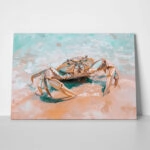 Πίνακας σε Καμβά VINTAGE PASTEL CRAB 4