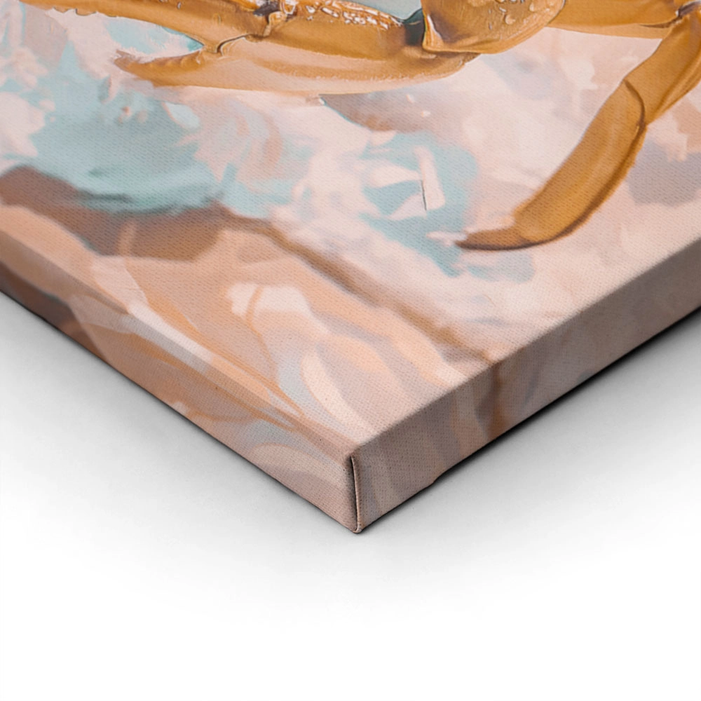 Πίνακας σε Καμβά VINTAGE PASTEL CRAB 5